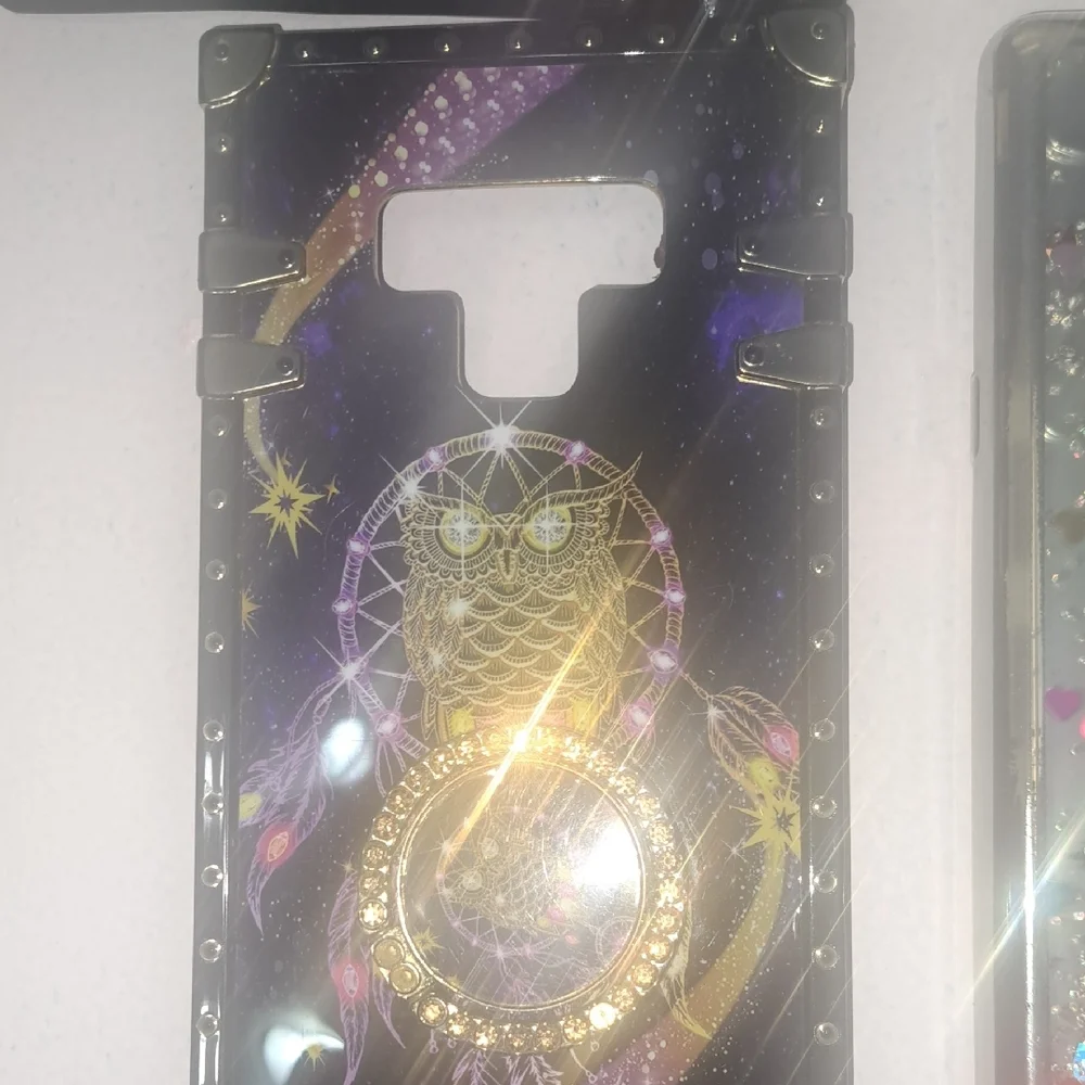 ANDROID CASES Sparkle and Pattern Phone Covers - Purple, Black, Pink, Gold